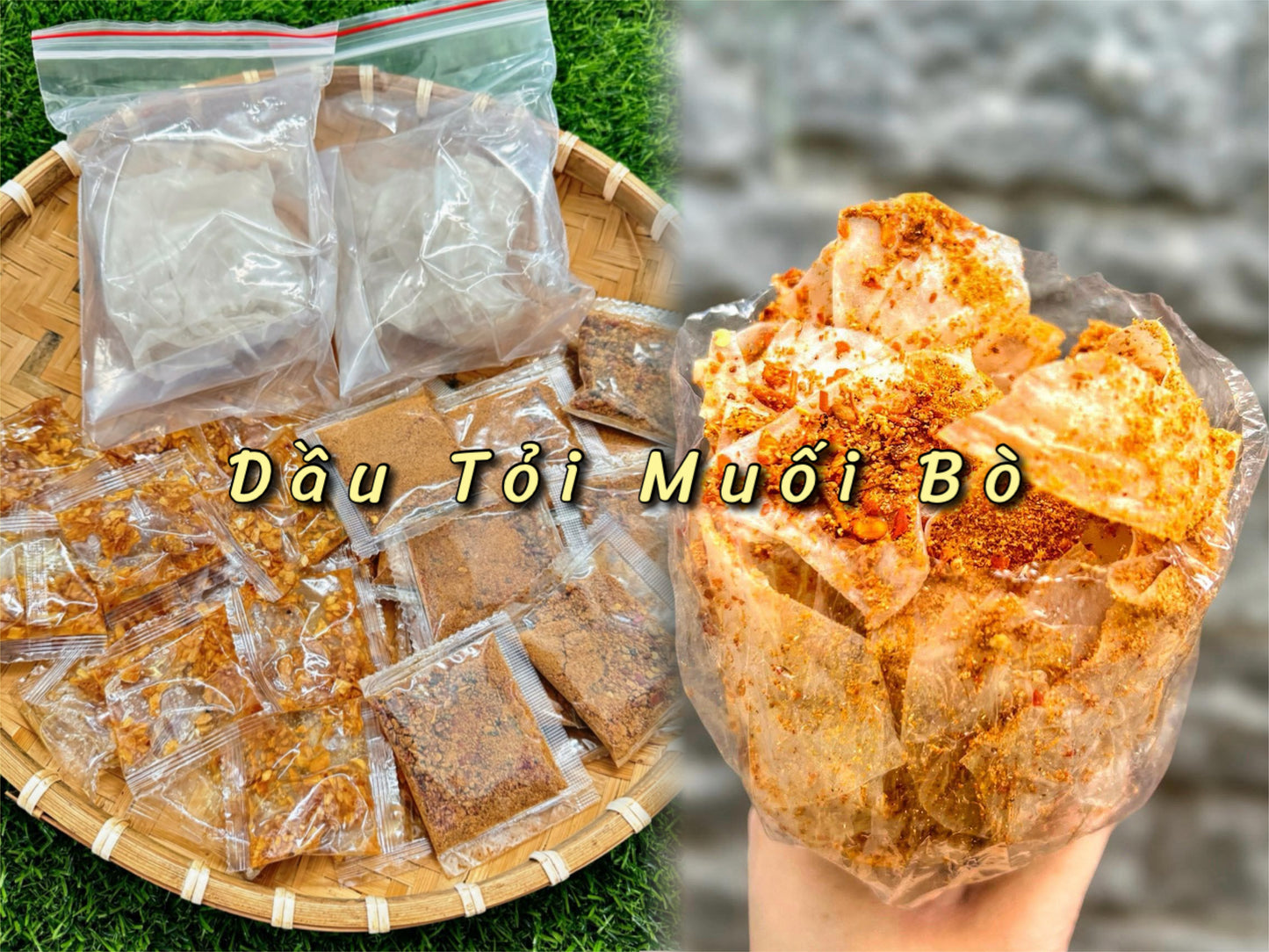PS Set Dầu Tỏi Muối Bò / 4bags