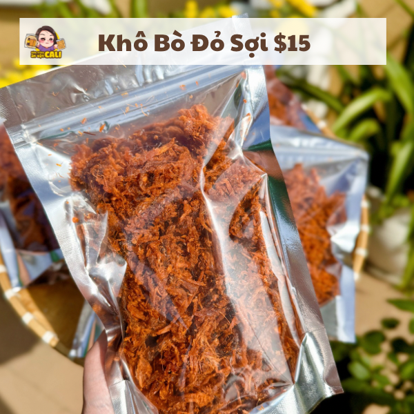 Khô Bò Sợi Đỏ 250g