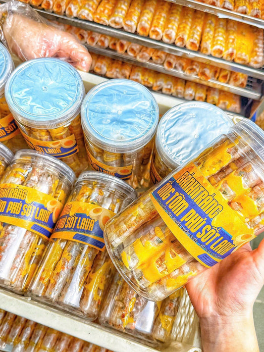 Ống Tôm Phủ Sốt Lava Hũ