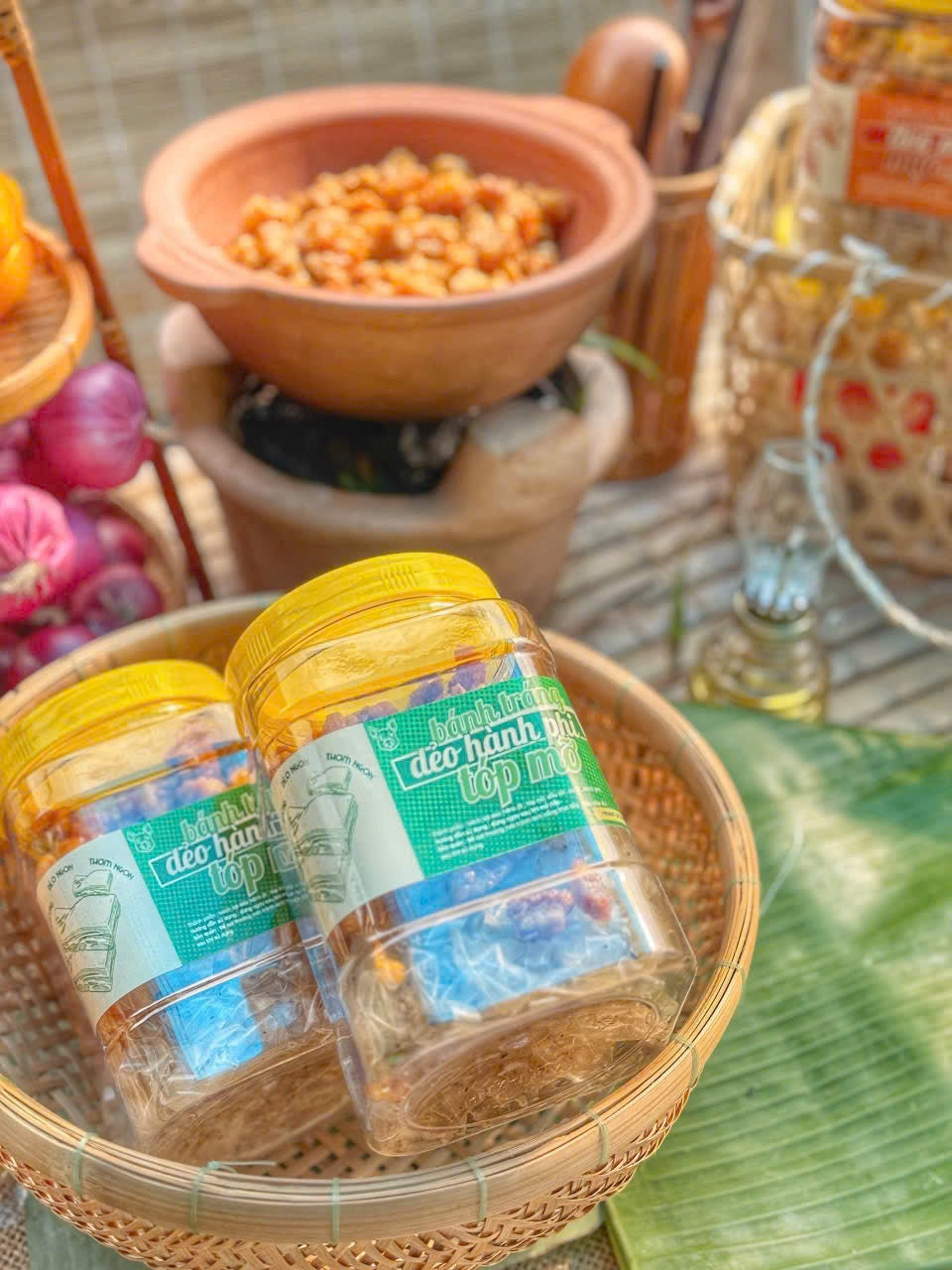 Dẻo Hành Phi Tóp Mỡ Hũ