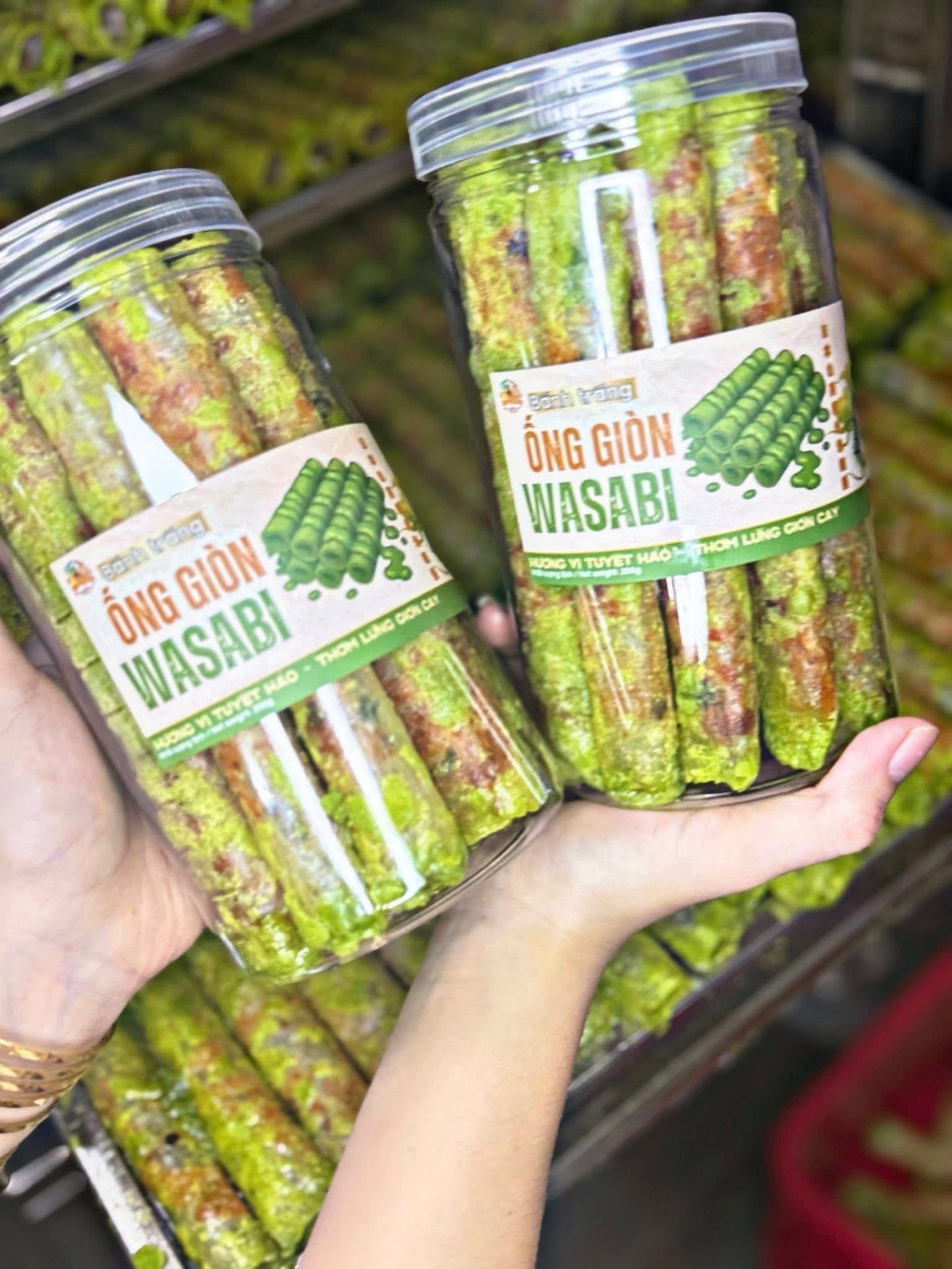 Ống Giòn Wasabi Hũ