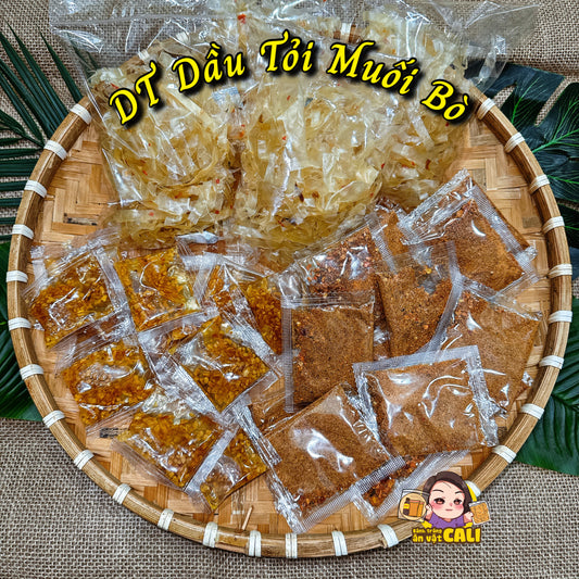 Dẻo Tôm Dầu Tỏi Muối Bò