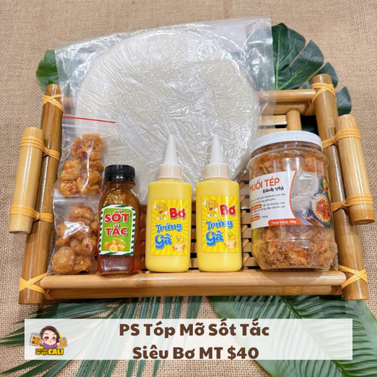 PSX Tóp Mỡ Sốt Tắc Siêu Bơ Muối Tép