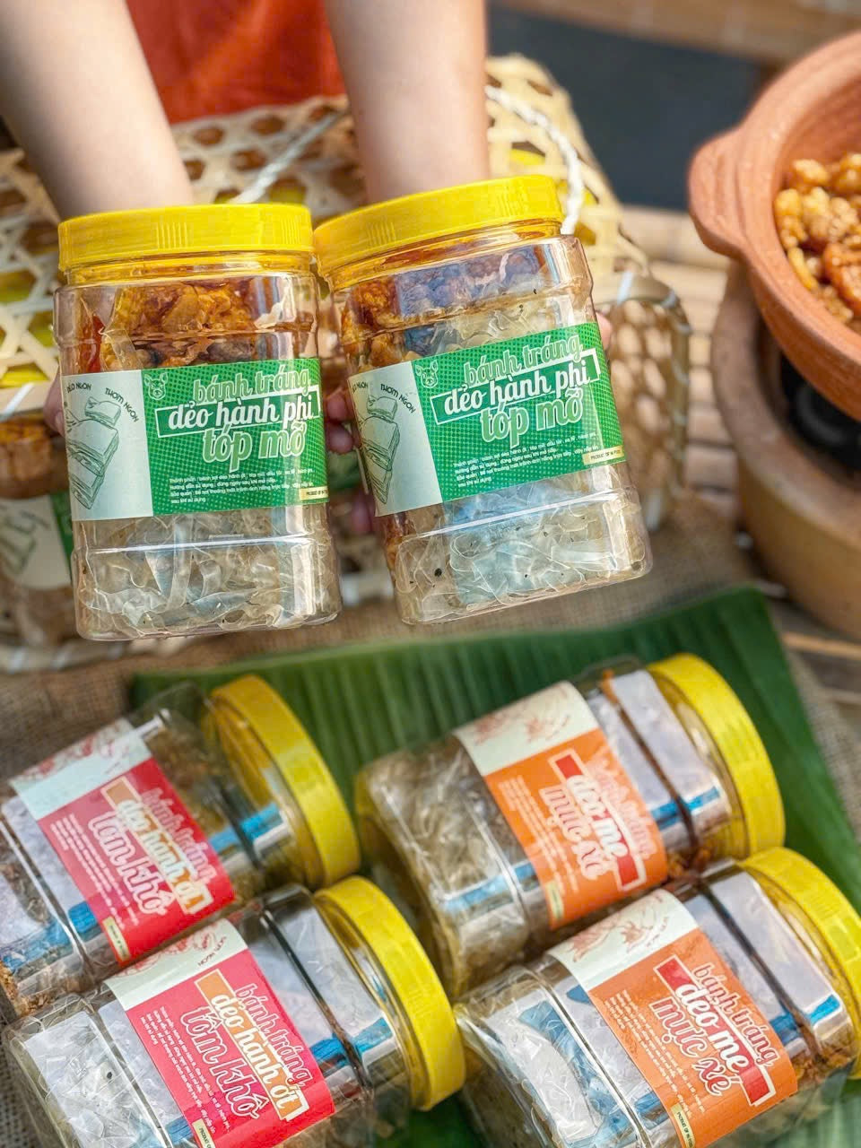 Dẻo Hành Phi Tóp Mỡ Hũ