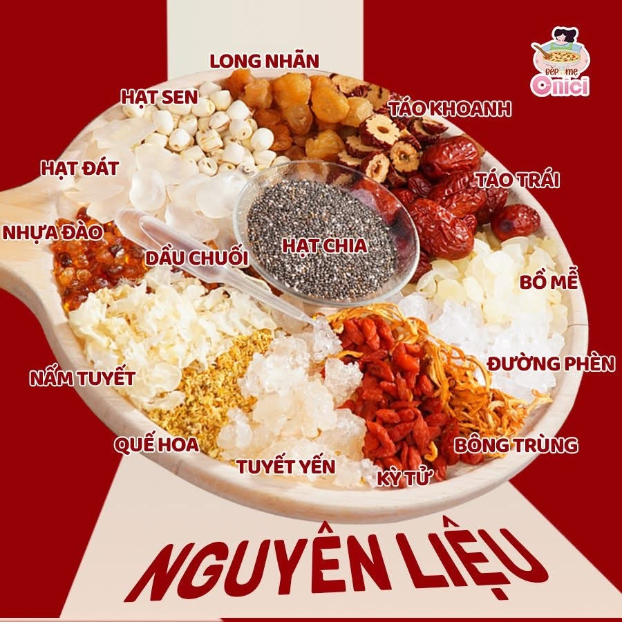 Set Chè Dưỡng Nhan 30-35 chén