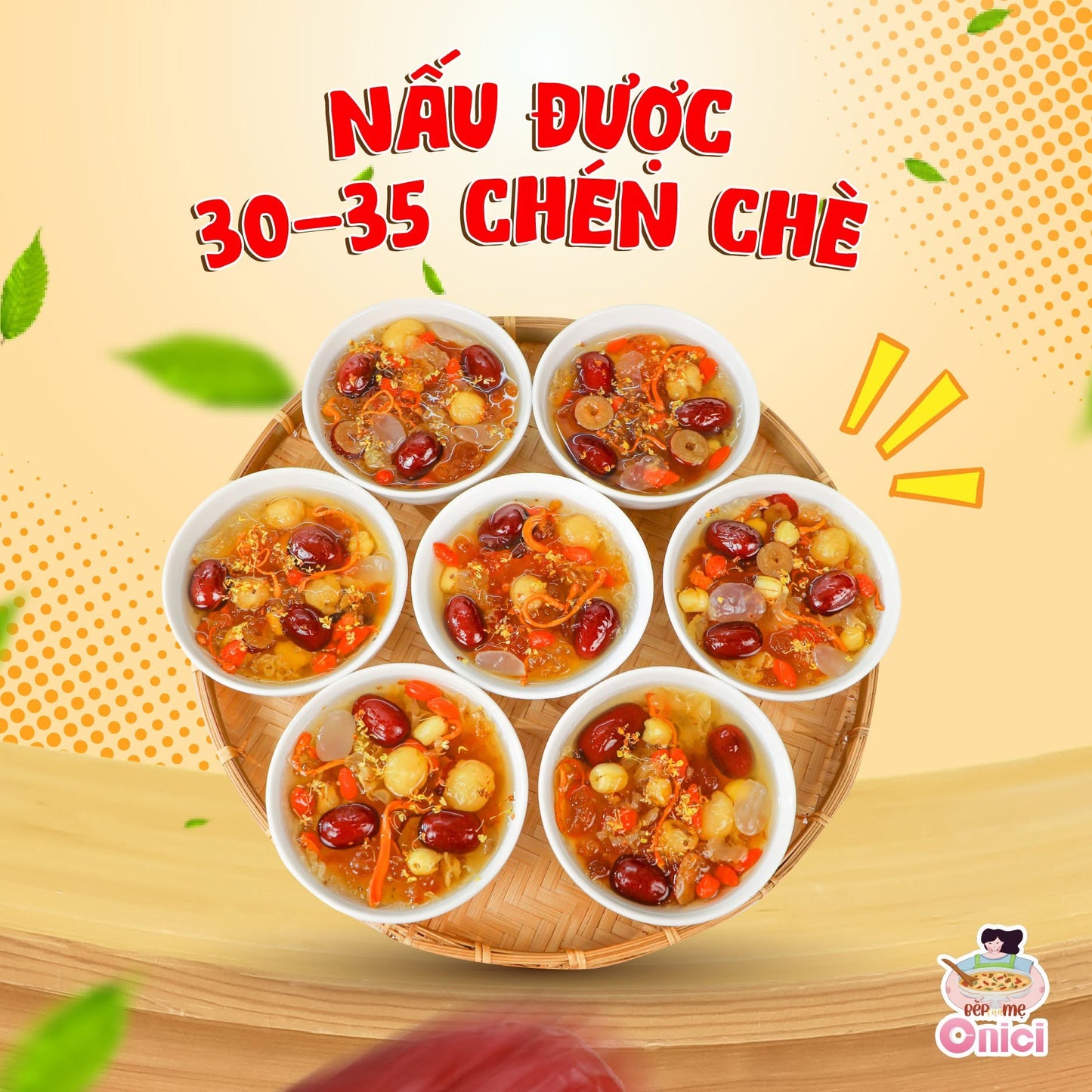 Set Chè Dưỡng Nhan 30-35 chén