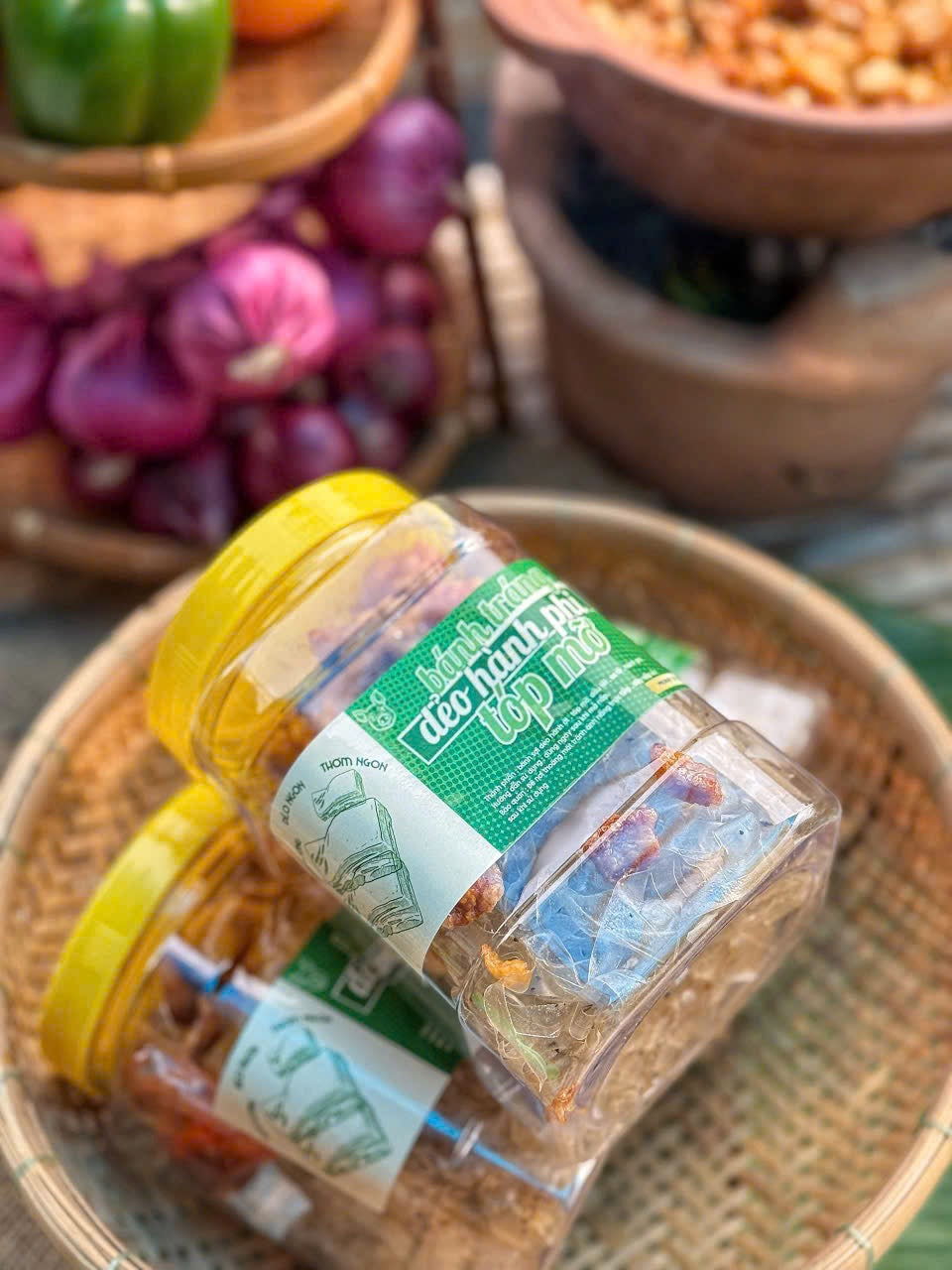 Dẻo Hành Phi Tóp Mỡ Hũ