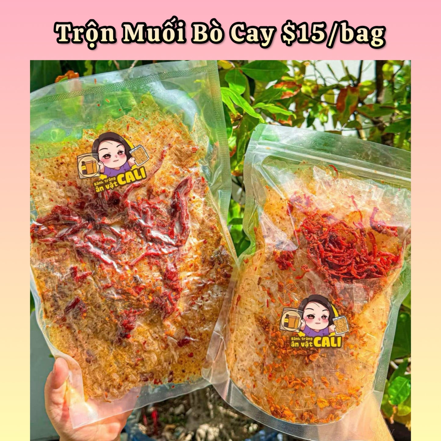 Trộn Muối Bò Cay Vân Nguyễn
