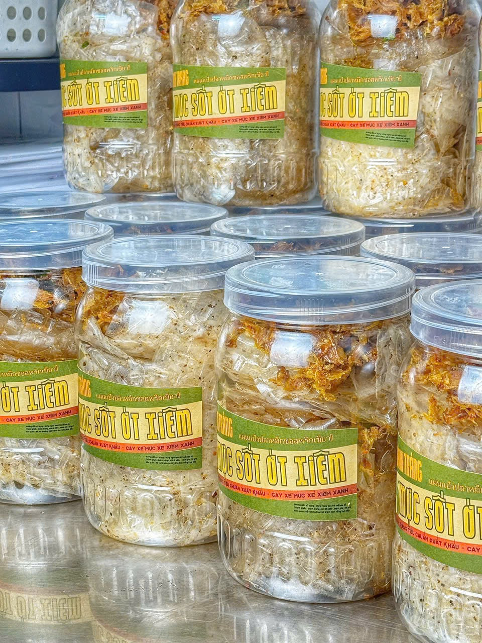 Mực Sốt Ớt Xiêm Xanh Hũ