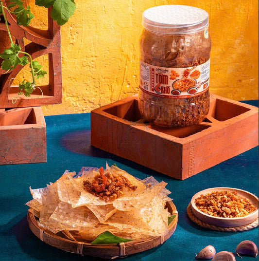 Tôm Khô Cháy Tỏi Hũ