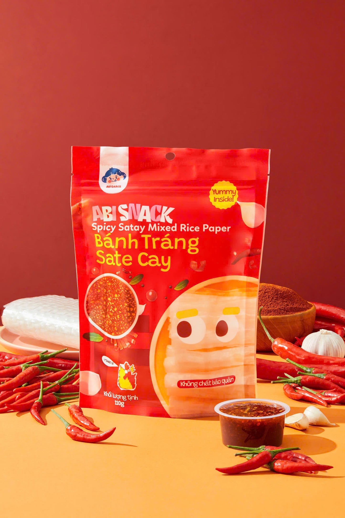 Bánh Tráng Sate Cay ABI -B3G1F