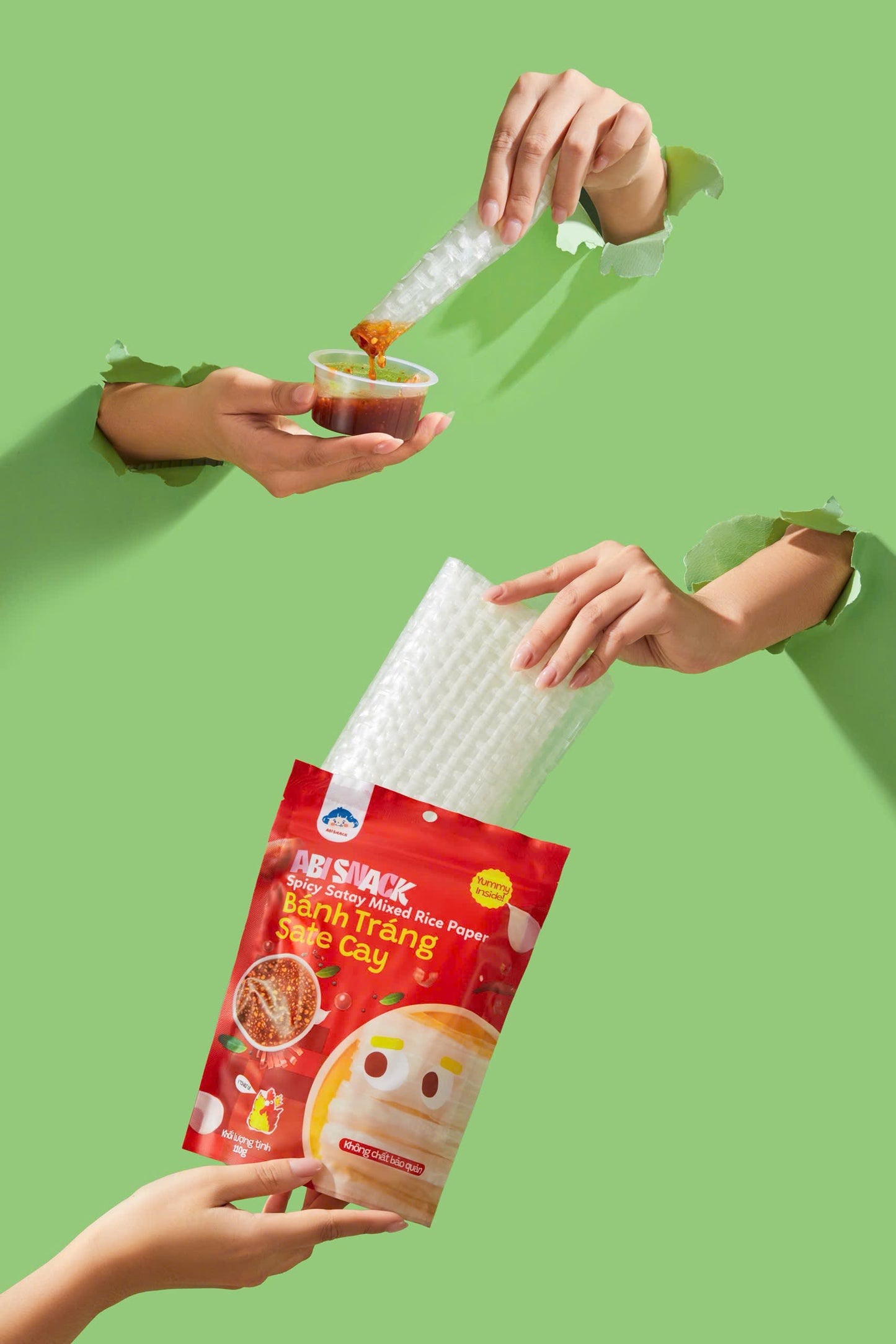 Bánh Tráng Sate Cay ABI -B3G1F