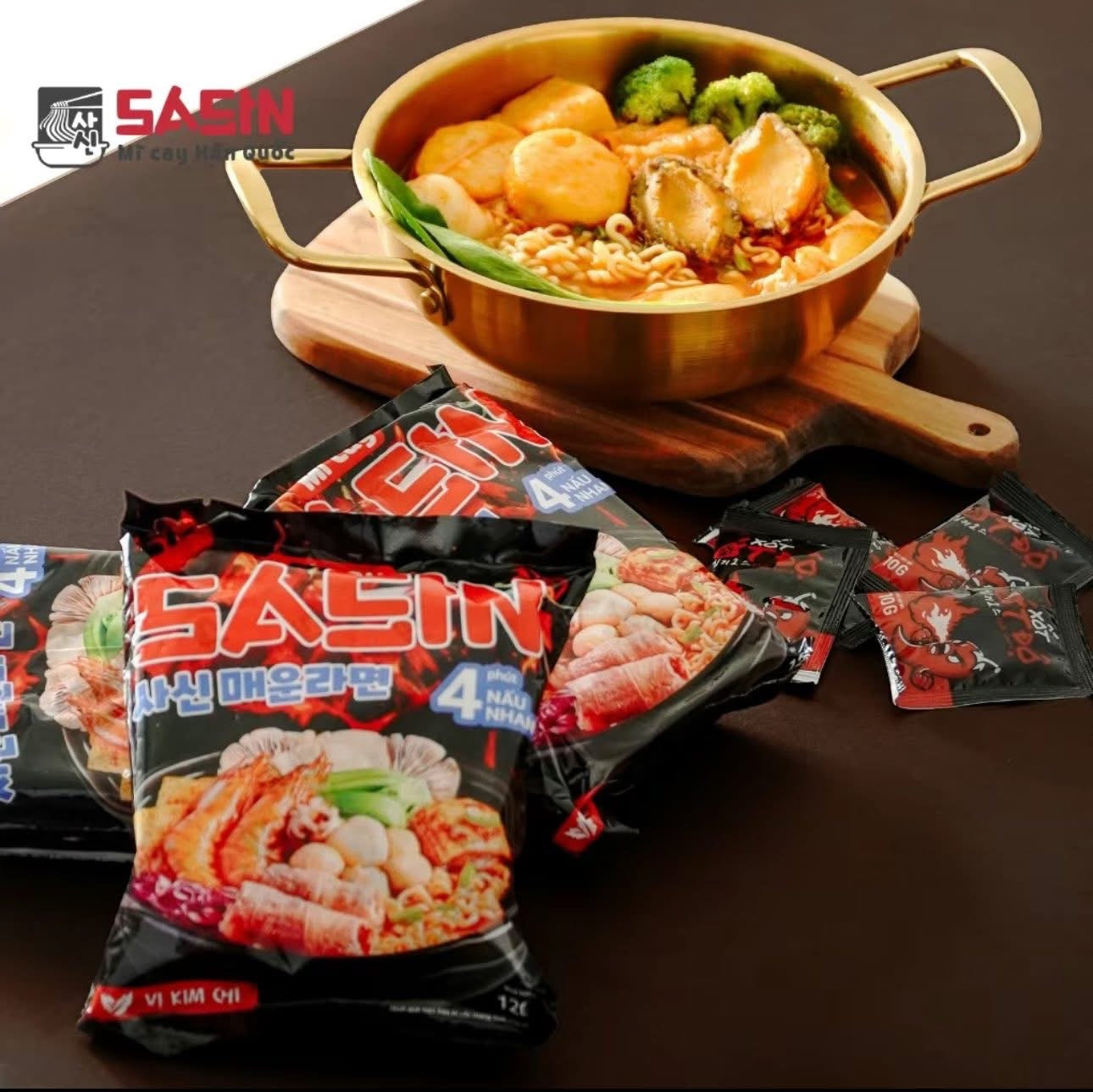 Mì Cay Sasin 3 Gói